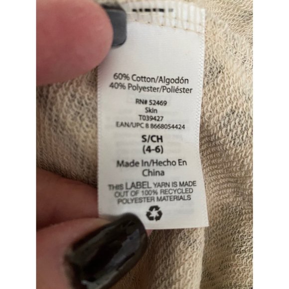 Kelly Renee Zebra Print Sweatshirt Size 4-6 - Picture 3 of 4